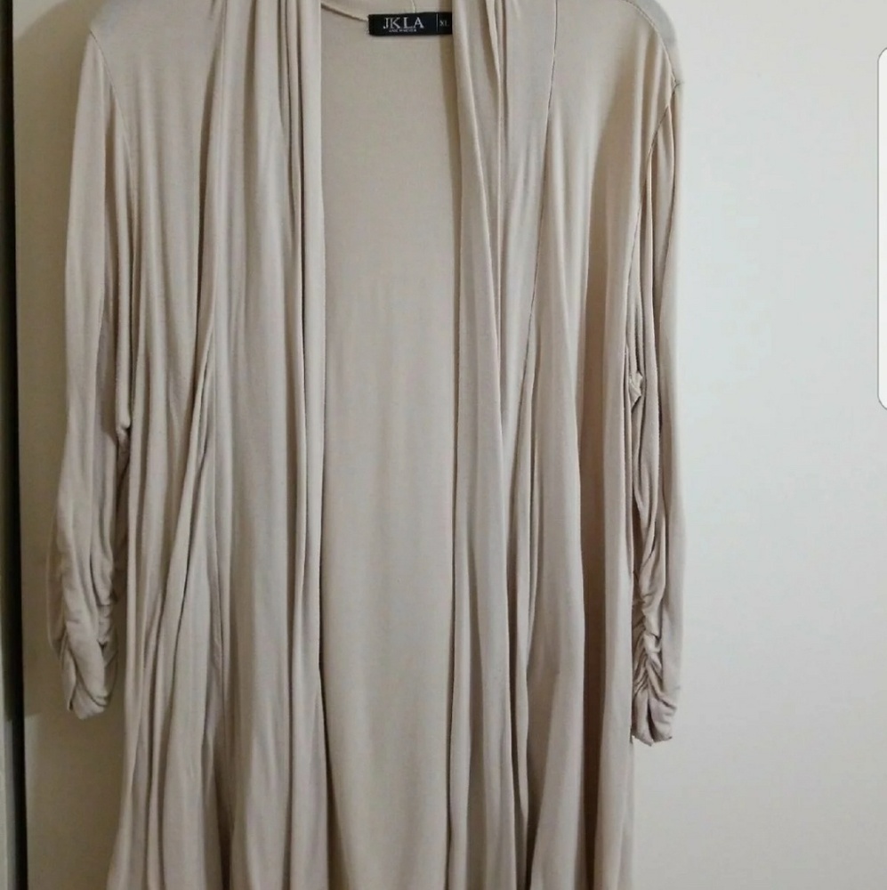 Beige sz xl cardigan